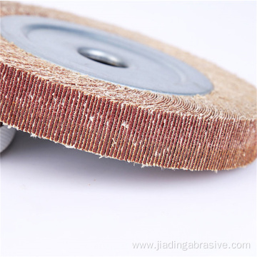 400mm large aluminium oxide p400 abrasive flap wheel